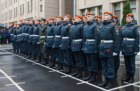 Выпускница школы № 601 Приморского района в рядах МЧС
